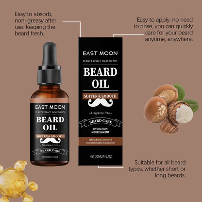 East Moon Beard Growth Care Oil Control Deep Moisturize