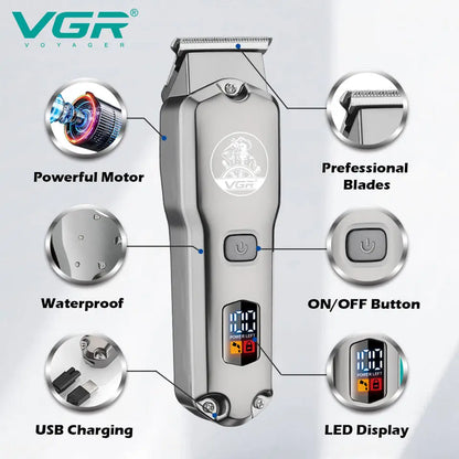 Original VGR Waterproof Combo Set Professional Hair Trimmer Machine