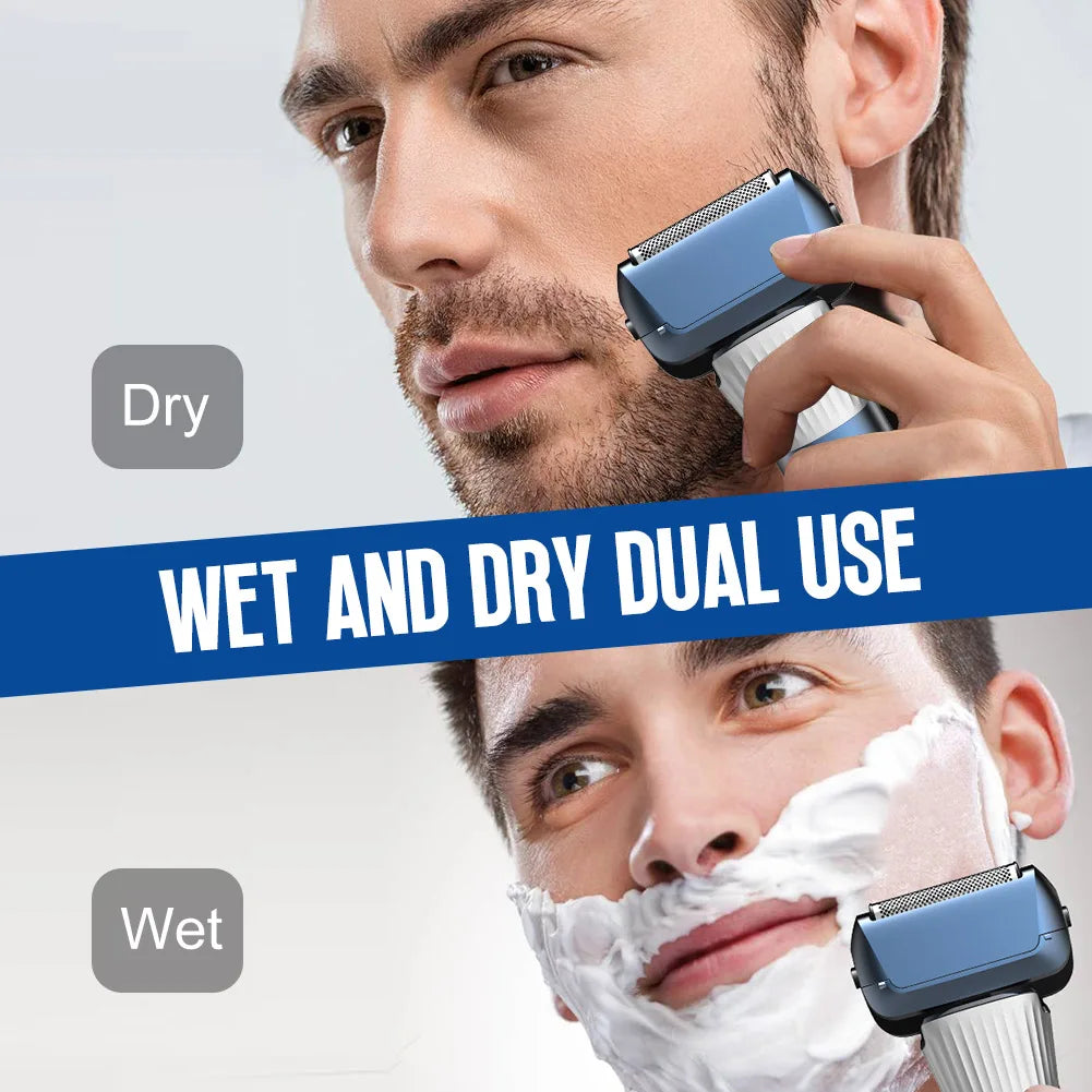 Men's electric shaver floating 5 blade net razor for men