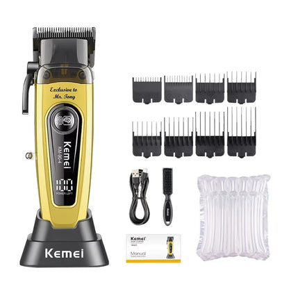 Kemei Rechargeable Electric Hair Clipper KM-90-4 KM-2293 KM-3209 Kit