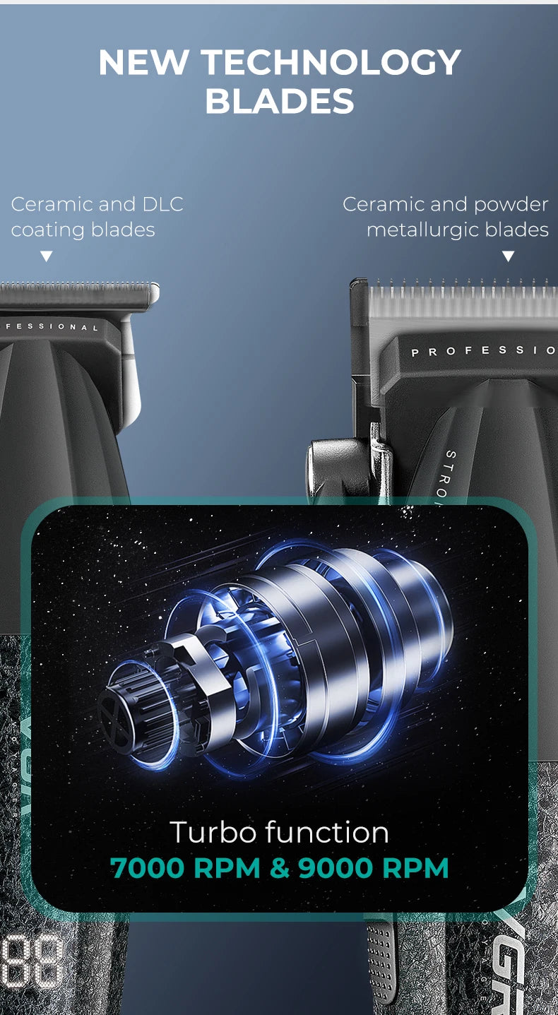 VGR Hair Trimmer Professional Hair Clippers Trimmer Men V-640