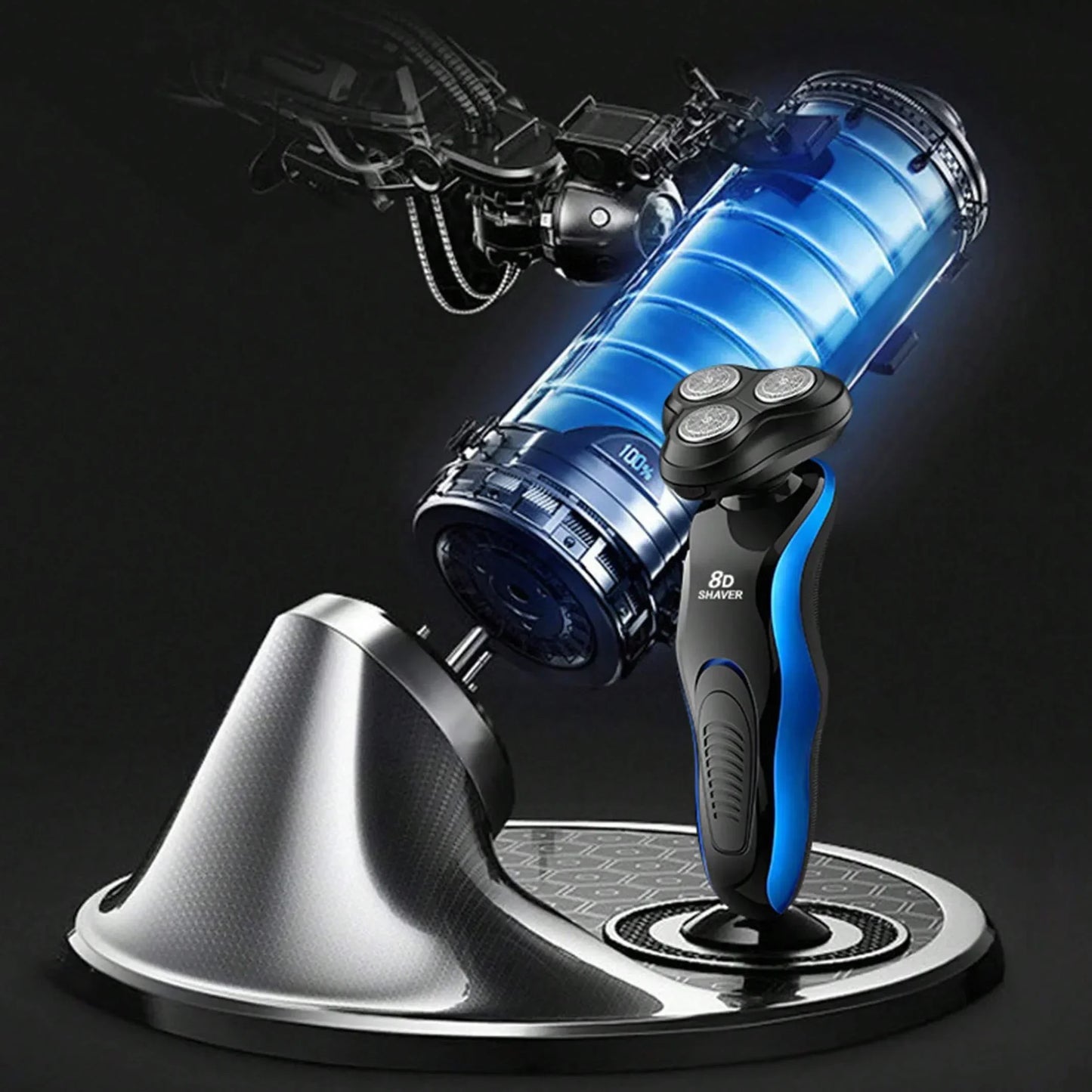 1pc Shaver Male 8D Three-in-one Electric Razor Men Face Shaver