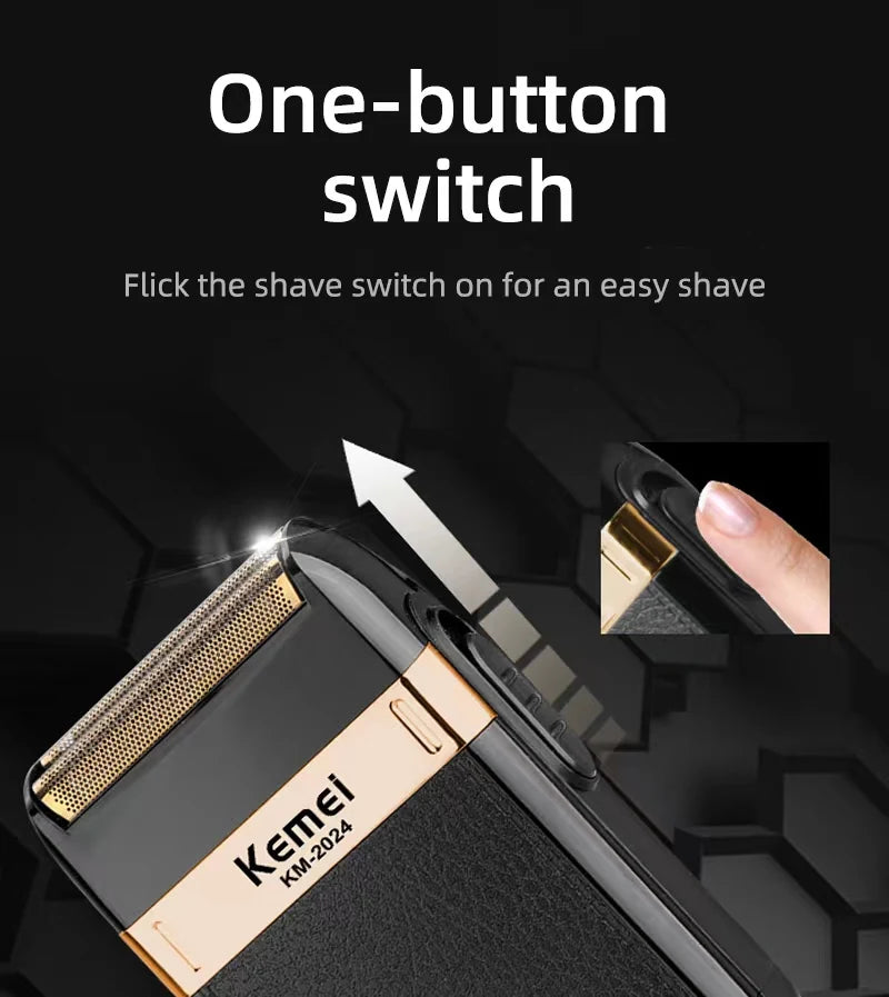 Retro Oil Hair Gradient Shaver Hair Salon