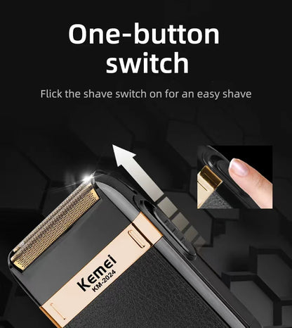 Retro Oil Hair Gradient Shaver Hair Salon