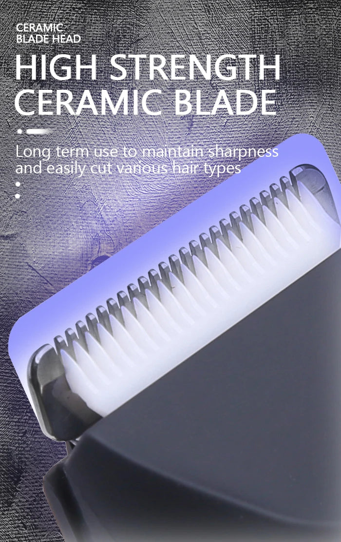Kemei IPX7 Waterproof Hair Trimmer Shaver KM-1846