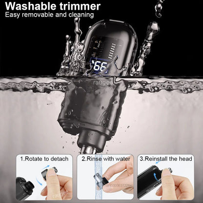 Electric Nose Hair Clipper for Men 2-in-1 Ear & Nose Trimmer