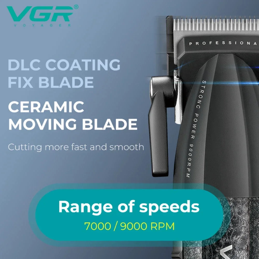 VGR Professional Hair Trimmer Barber Electric Hair Clipper V-640