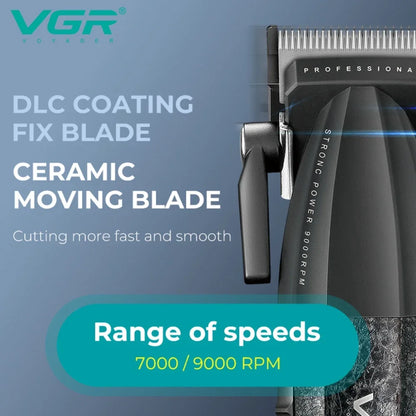 VGR Professional Hair Trimmer Barber Electric Hair Clipper V-640
