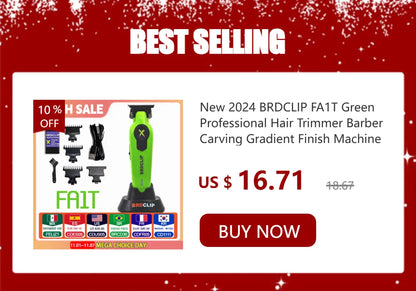 New BRDCLIP FA1T Green Professional Hair Trimmer