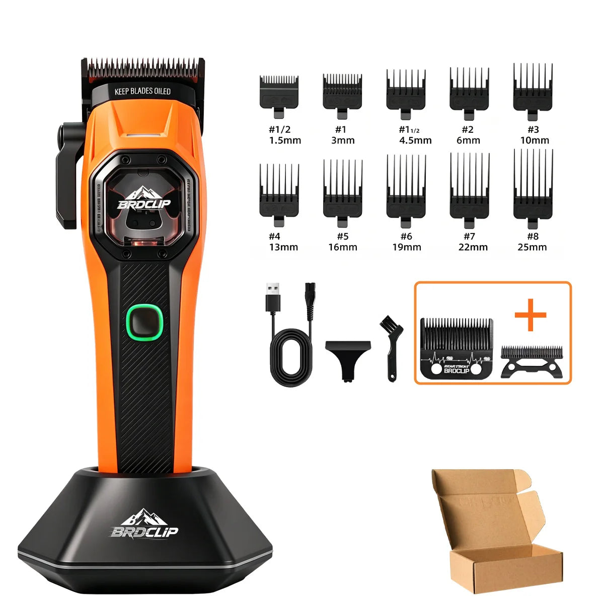 New Professional BRDCLIP Salon Barber Kit Hair Clipper