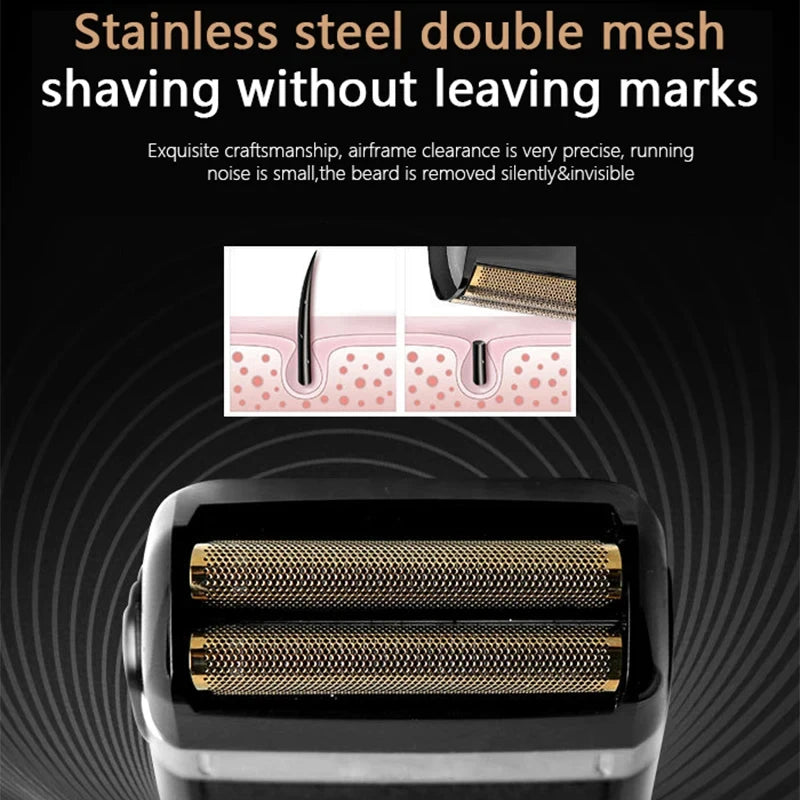 Kemei KM-2024 USB Charging Electric Shaver Beard Trimmer