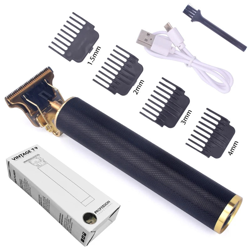 T9 Hair Clipper Professional Electric Hair Trimmer 0mm Baldheaded