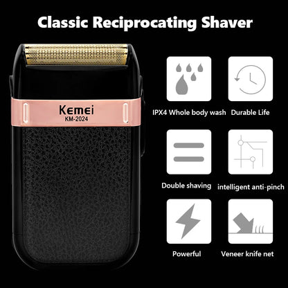 Professional Hair Trimmer Gold Clipper For Men Beard Trimmer