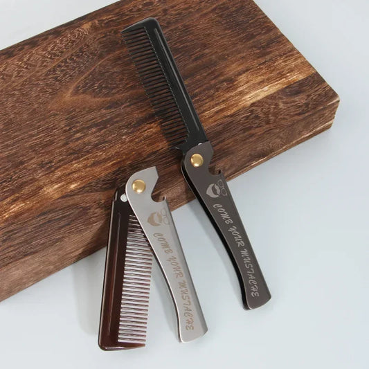 Multifunctional Folding Comb Men Beard Styling Combs
