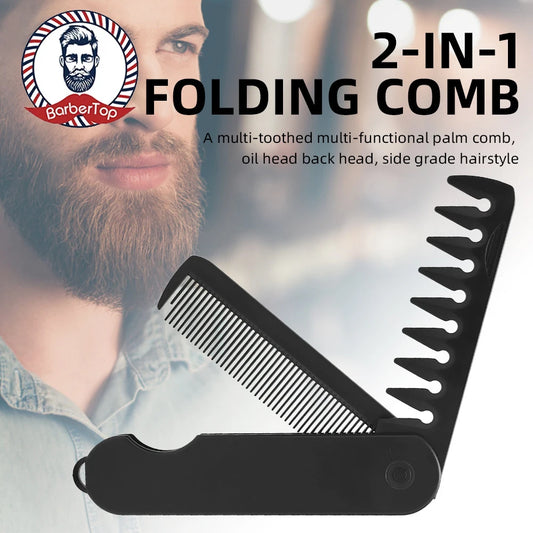 Multifunctional Portable Plastic Folding Pocket Combs