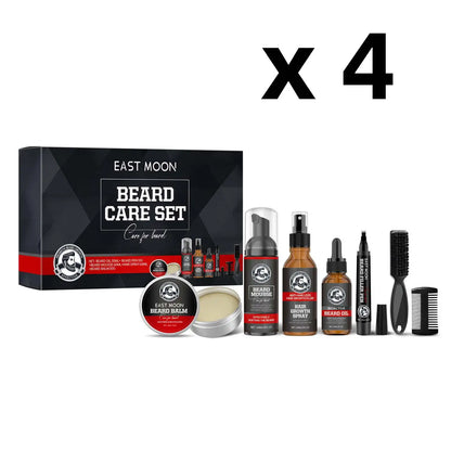 East Moon Men Beard Care Set Deep Nourishing Beard Growth Kit