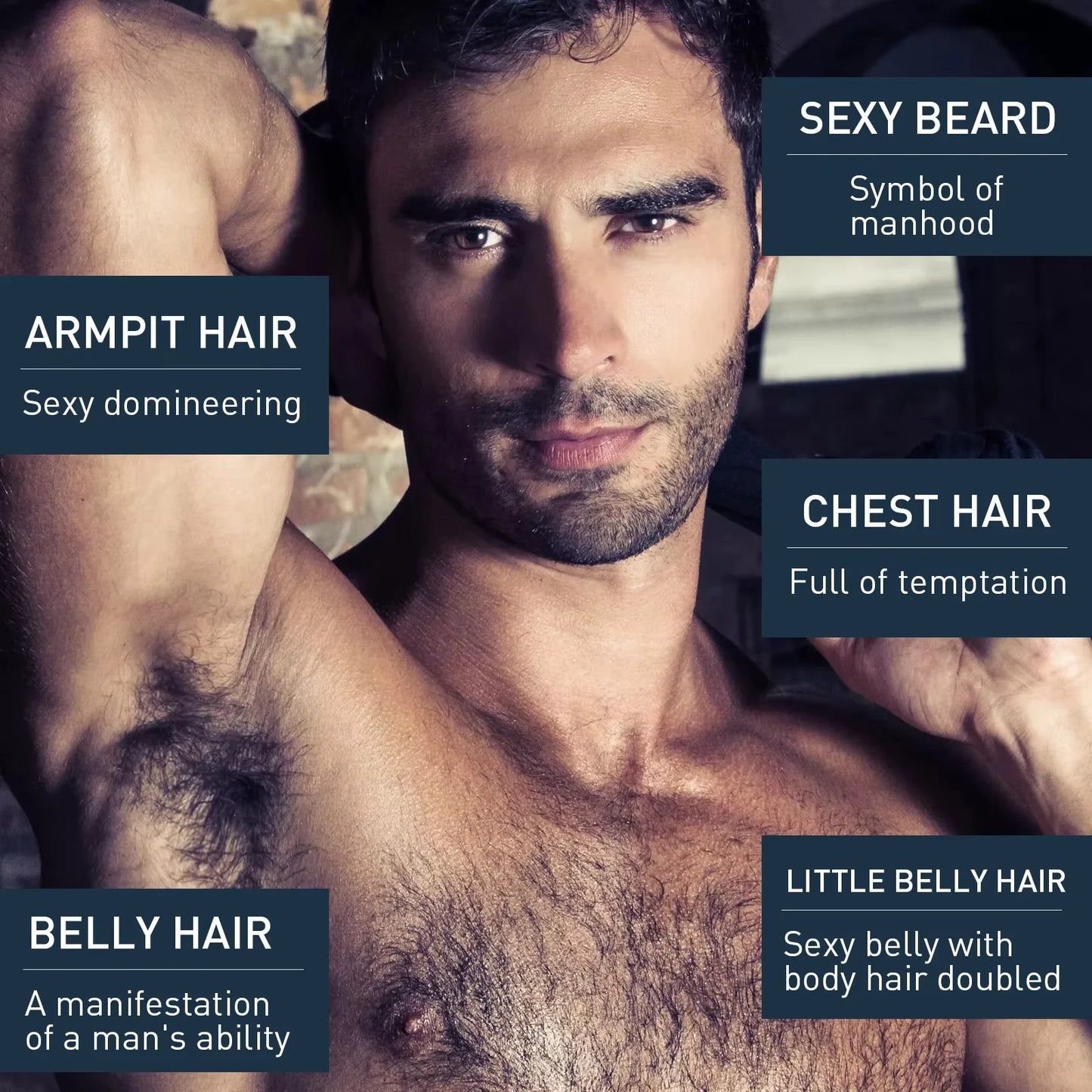 Hair Growth Serum Chest Body Hair Mustache Regrowth