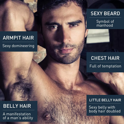 Hair Growth Serum Chest Body Hair Mustache Regrowth