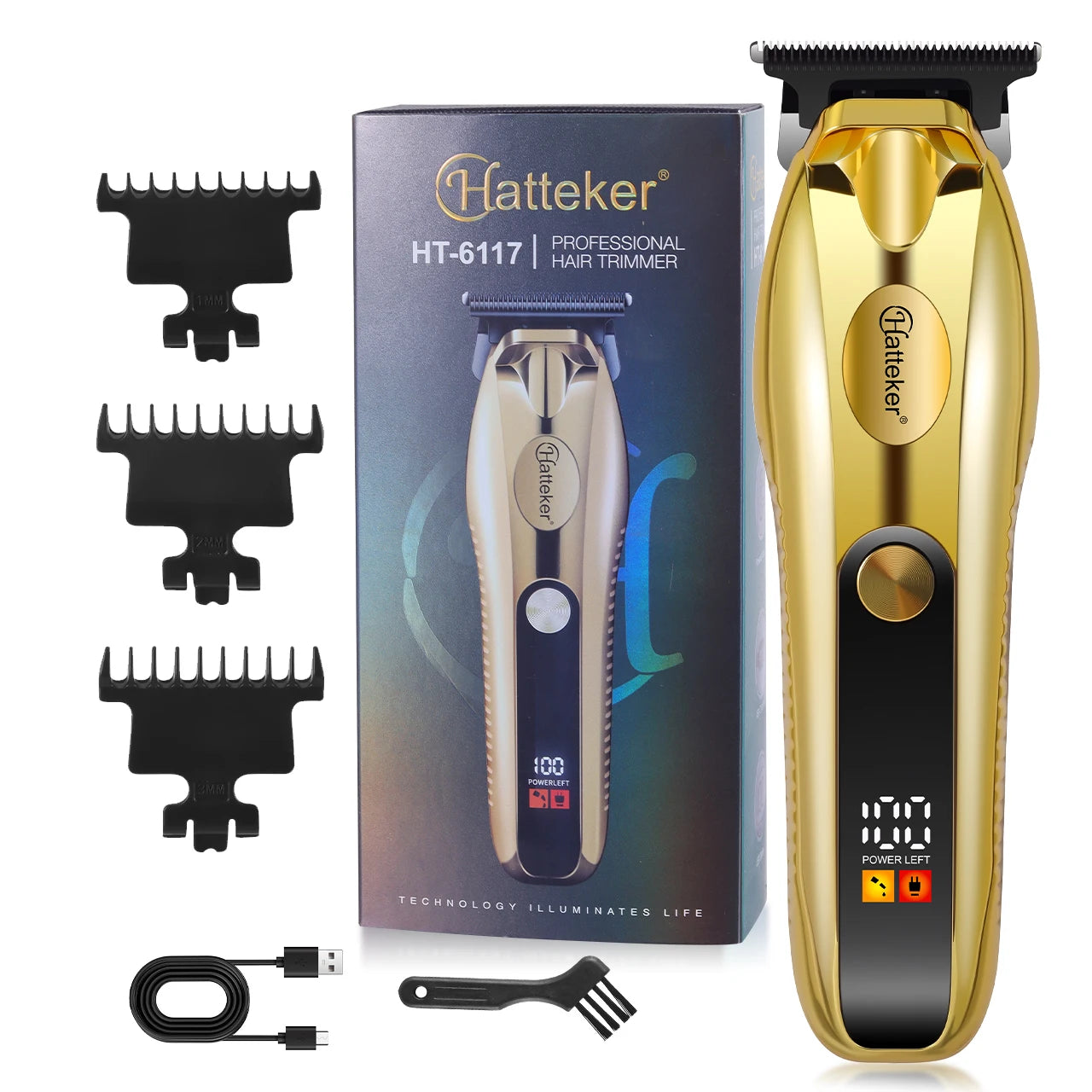 Hatteker Professional Electric Hair Trimmer Grooming Tool