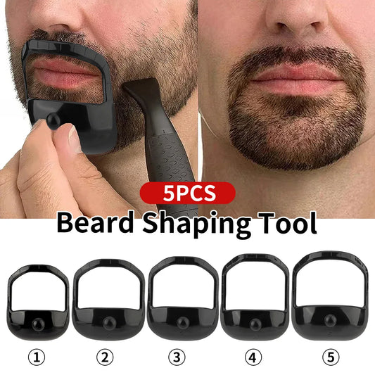 5 Sizes of Beard Goatee Shaving Template Beard Shaping Tool
