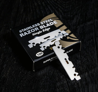 1Pc New Pro Slide Out Straight Razors Beard Shaving