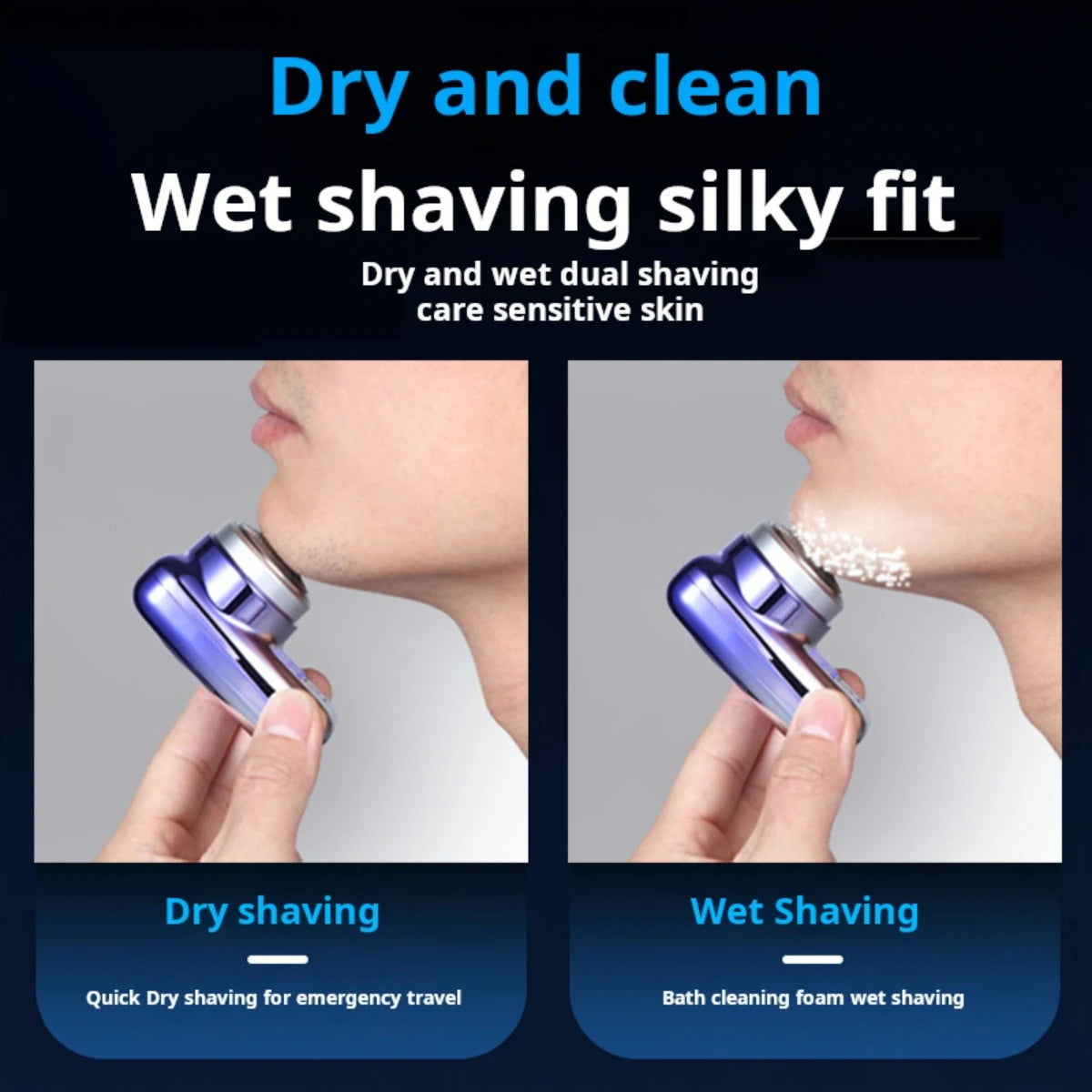 IP65 waterproof USB charging Mini Shaver Men's essential pocket