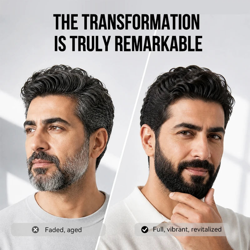 Instant Hair Dye Black Beard Shampoo Beard Paint