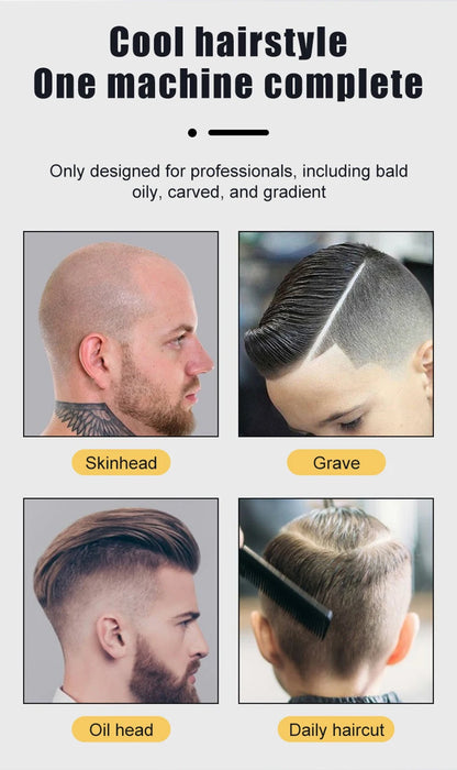 Men Hair Clippers Professional Barber Hair Trimming Clipper