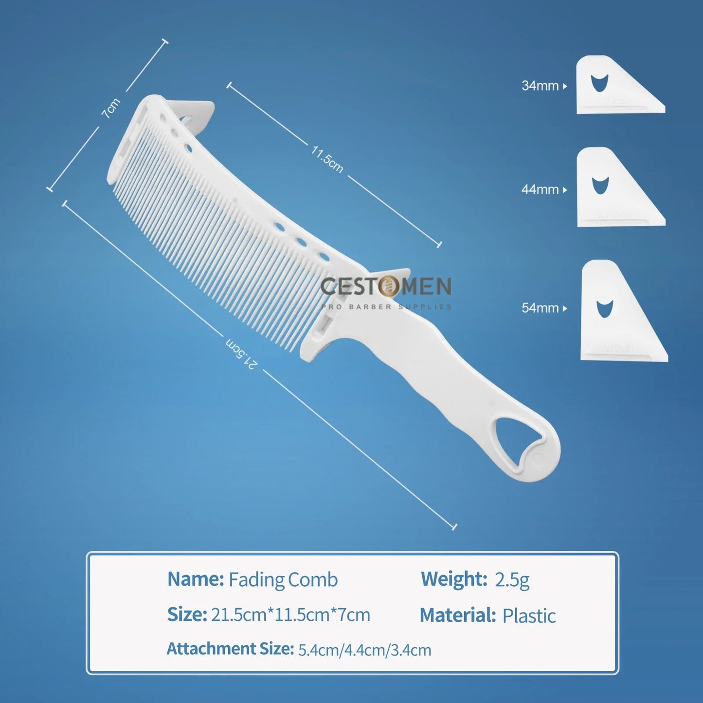 Fading Comb Professional Barber Clipper Blending Styling Tool