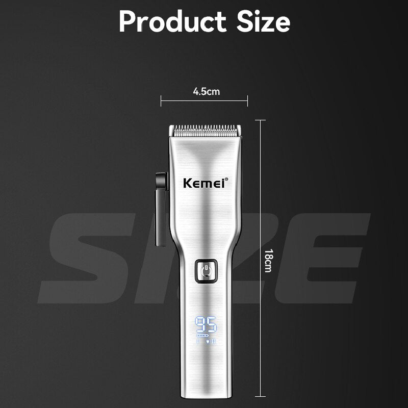 Original Kemei Professional Hair Clipper Barber Hair Trimmer For Men