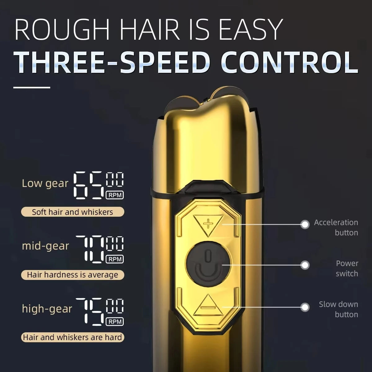 Kemei KM-TX10 USB Charging Bald Head Razor Shaving