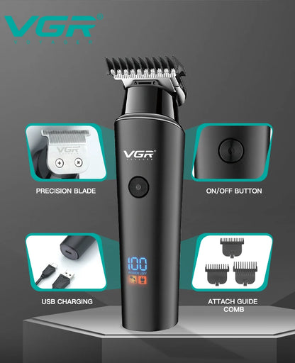 VGR V-937 Professional Electric Hair Trimmer Cordless Beard Set