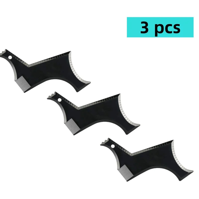Men Beard Styling Template Stencil Beard Comb Beard Shaping