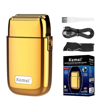 Kemei Tx1 Rechargeable Metal Housing Razor Shaving Machine