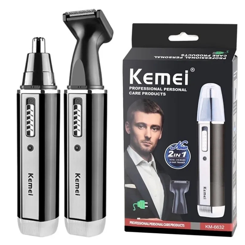 Kemei 4 in 1 trimmer for men Electric Nose and ear trimmer Set