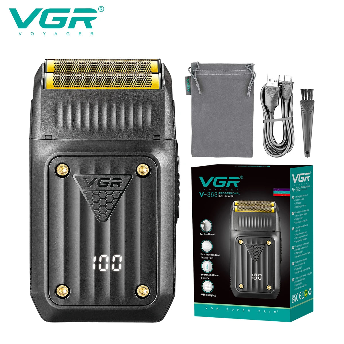 VGR 363 Razor Electric Shaver Professional Hair Trimmer
