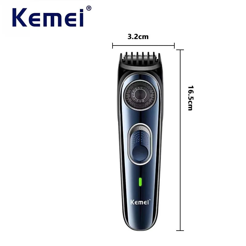 Kemei KM-1256 Electric Cordless Professional Hair Clipper