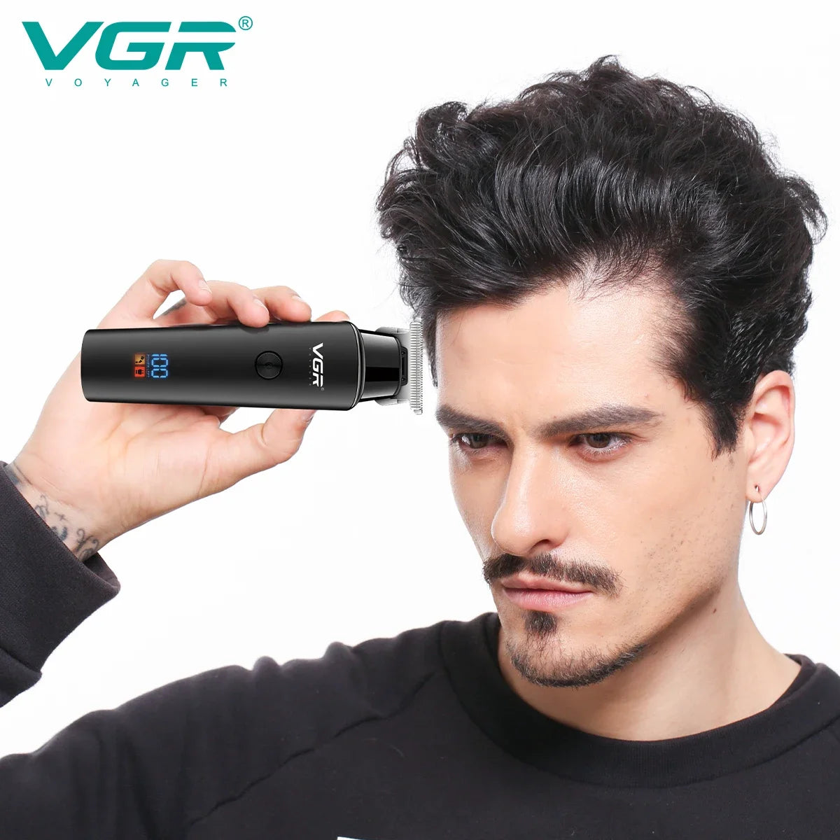 VGR Hair Trimmer Professional Hair Clipper Cordless Hair Cutting