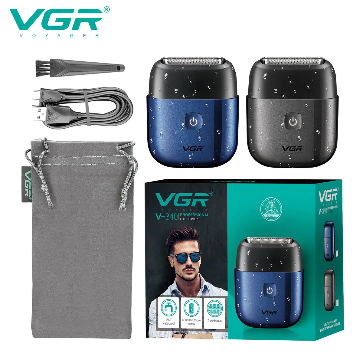 VGR 340 Shaver Professional Electric Razor Reciprocating Shaving