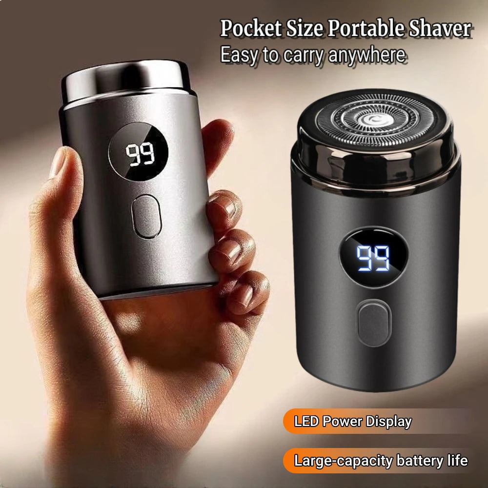 Men Electric Mini Shaver Rechargeable Type-c Charging  Razor