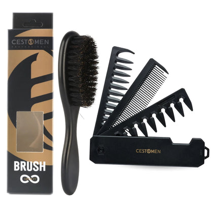 Cestomen Pro Bristle Hair Beard Shaving Brush For Men