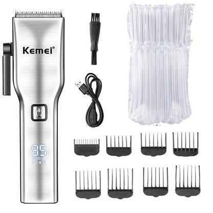 Original Kemei Rechargeable Powerful Hair Trimmer Barber Hair Clipper