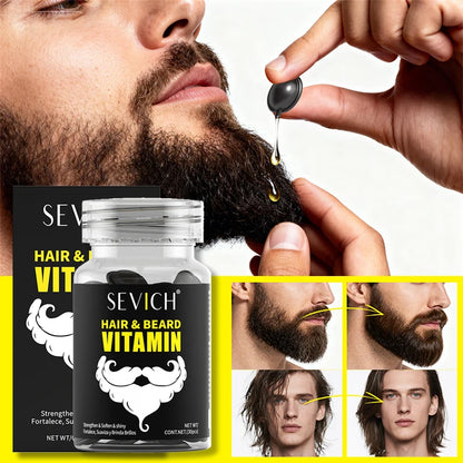 Hair Care Vitamin Capsules Beard Growth Serum Spray Oil