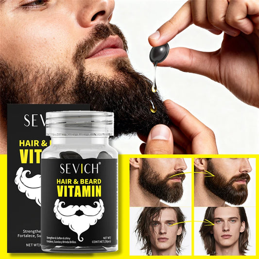 Hair Care Vitamin Capsules Beard Growth Serum Spray Oil