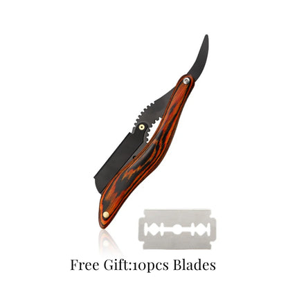 Classic Manual Hairdressing Razors Anti Slip Hair Removal Razor
