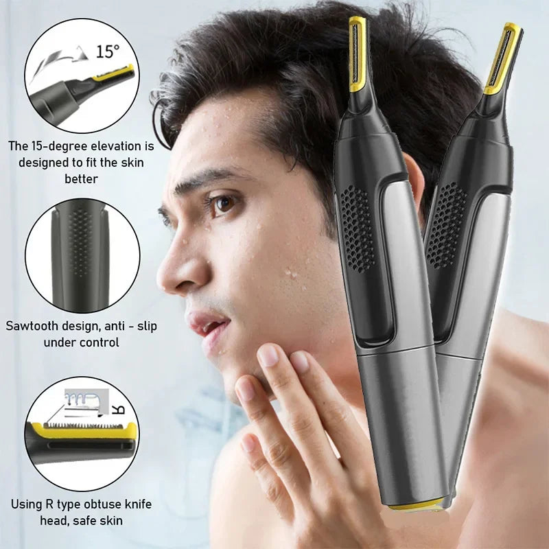 Electric Nose Hair Trimmer Waterproof Easy To Operate