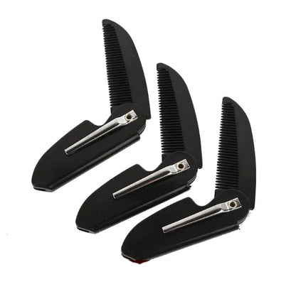 Portable Folding Beard Comb Mustache Comb Small Pocket