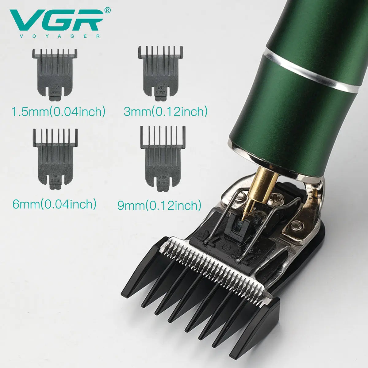 VGR Retro Metal Electric Hair Clipper Hair Trimmer V-193