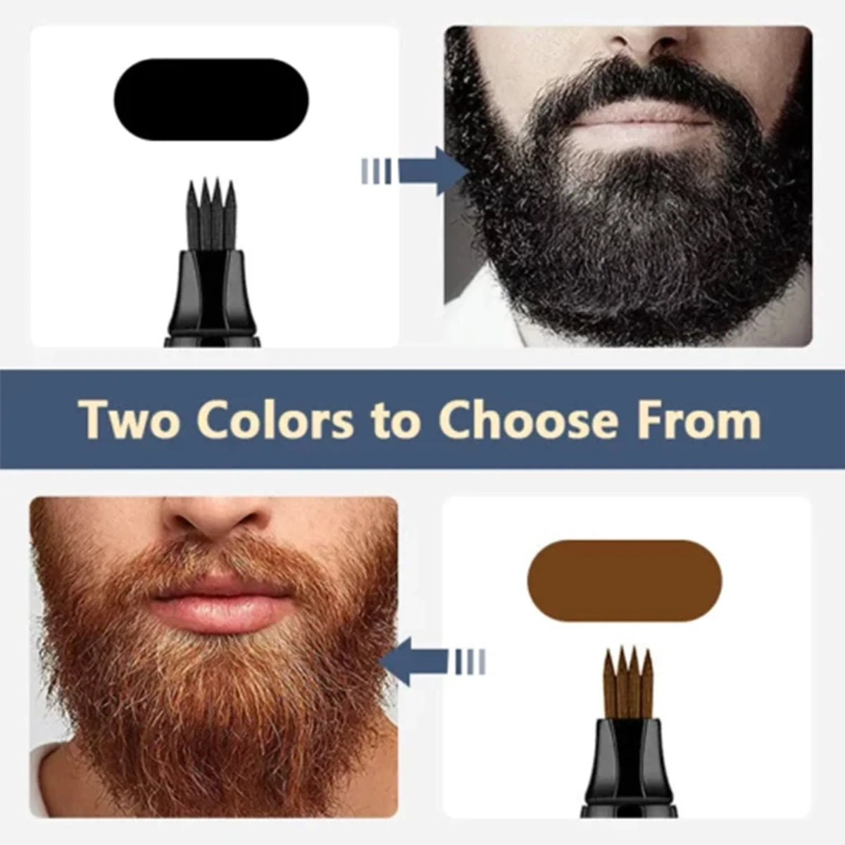 Beard Filling Pen Series Waterproof Non Irritating Lasting