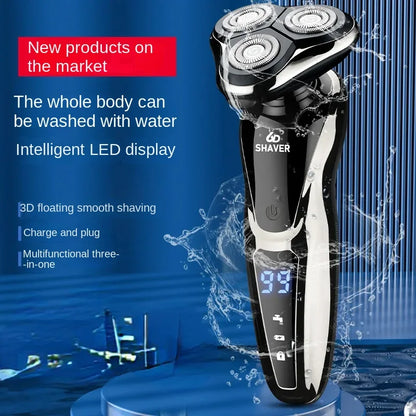 Thiree in one The new shaver LCD digital display